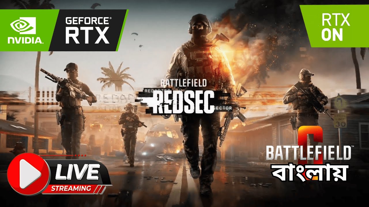 🔥 LIVE NOW: Battlefield 6 – RedSec Battle Royale Mode | Next-Gen Destruction 🔥