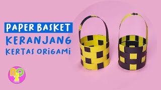 Keranjang Kertas | Cara Membuat Keranjang dari Kertas