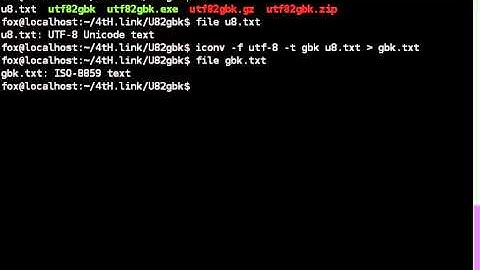 convert with iconv under linux.ogv