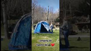 Camping Fuente Dé #travel #parati #viajes #picosdeeuropa #camping