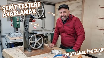 Şerit testere ayarı / doğru ayar yapımı Metabo 5378 B Şerit testereye kayış bandaj takımı