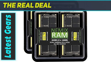 Upgrade Your QNAP NAS with the Best: NEMIX RAM 64GB DDR4 2400MHz SODIMM Kit!
