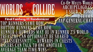 2v2 Multi-World Co-Op Infoshare Archipelago Race - Final Fantasy 6 Worlds Collide Randomizer