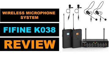 Fifine Wireless Microphone System K038 Review/Test
