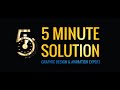 5 minute solution bd channel trailer  graphic design and animation expert