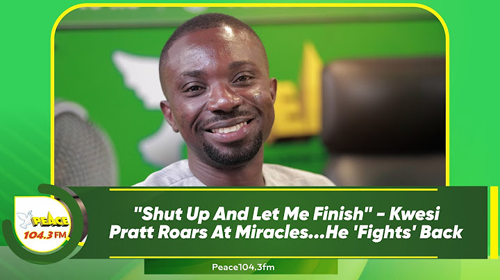 "Shut Up And Let Me Finish" - Kwesi Pratt Roars At Miracles...He 'Fights' Back