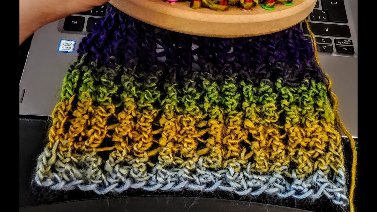 Magic Forest Stitch Cowl, Scarf, Shawl, or Blanket Loom Knit