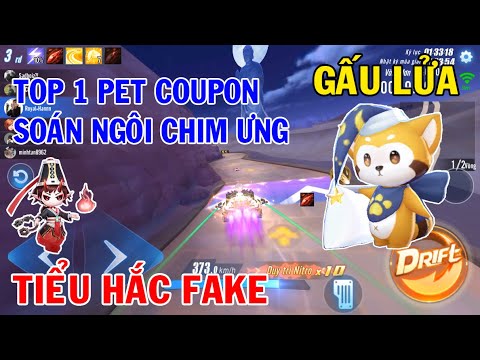 ZingSpeed Mobile | Top 1 Pet Coupon Gấu Lửa – Tiểu Hắc Fake