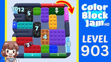 Color Block Jam Level 903 Solution Walkthrough