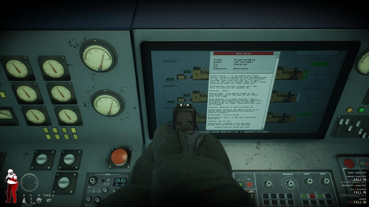 Ready or Not: Dark Waters | Leviathan Hidden Key Card and Chat log