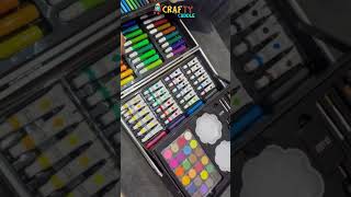 Ultimate 145-Piece Unicorn Suitcase Art Set for Kids 🎨🦄 | Crafty Cuddle