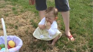 Hannah's First Easter Egg Hunt