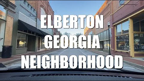 DRIVING TOUR ELBERTON GEORGIA IN ELBERT COUNTY HOM...