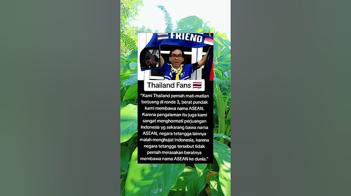 Thailand sebut Indonesia pantas lolos ke piala dunia🔥 #short