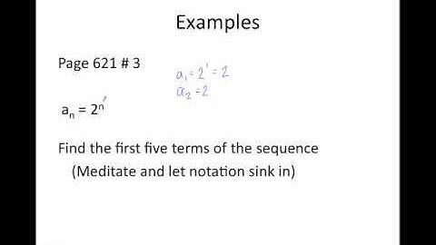 9.1 Part 1 Sequences
