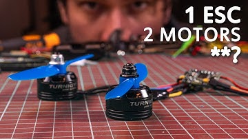 Two Brushless Motors - One ESC
