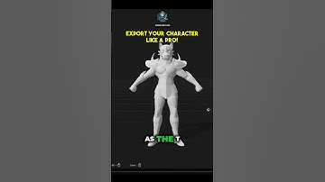 Export your character like a Pro!
