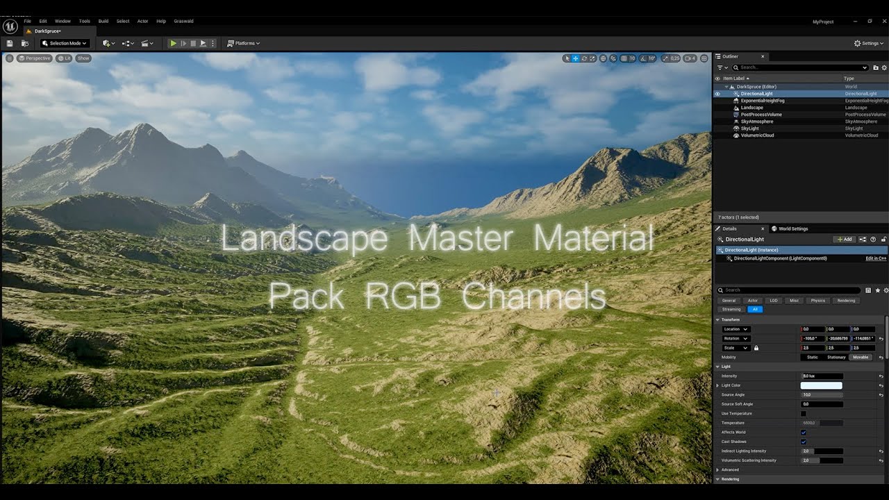 Landscape Master Material in Unreal Engine 5 #7 - YouTube
