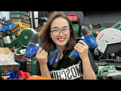 Video Khoan 10ly pin KingPro, 3 chức năng khoan tường có... - youtube