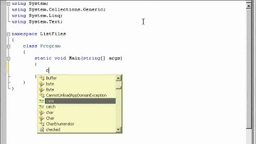 Creación de aplicación de consola c Sharp