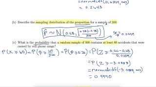 Sampling Distribution of Proportions Part 3 of 3