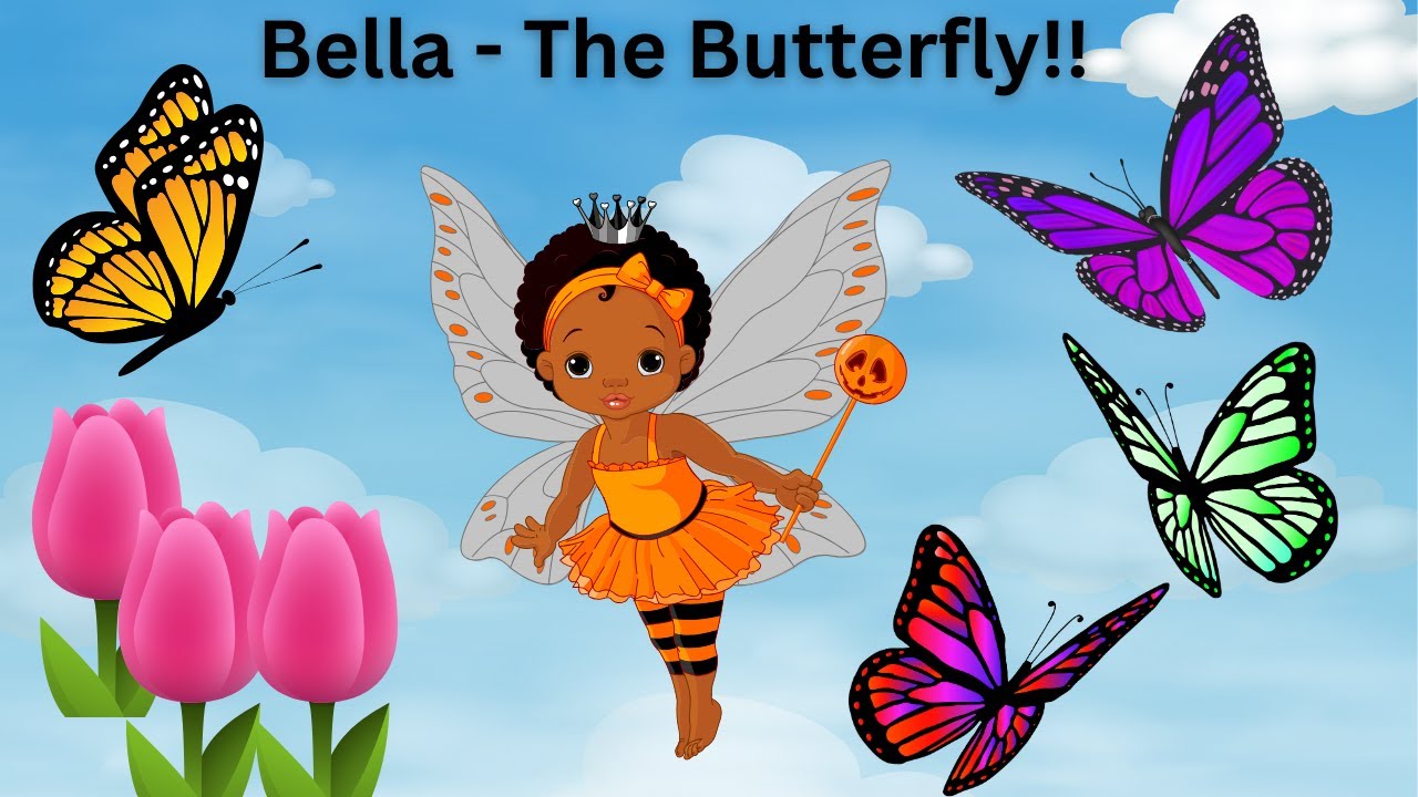 Butterfly Rhyme Bella the Bright Butterfly: A Colorful Rhyme for Kids #kidsrhymes # ...