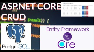 CREATE ASP.NET CORE USING POSTGRESQL. Using PostgreSQL with .NET Core 6.0