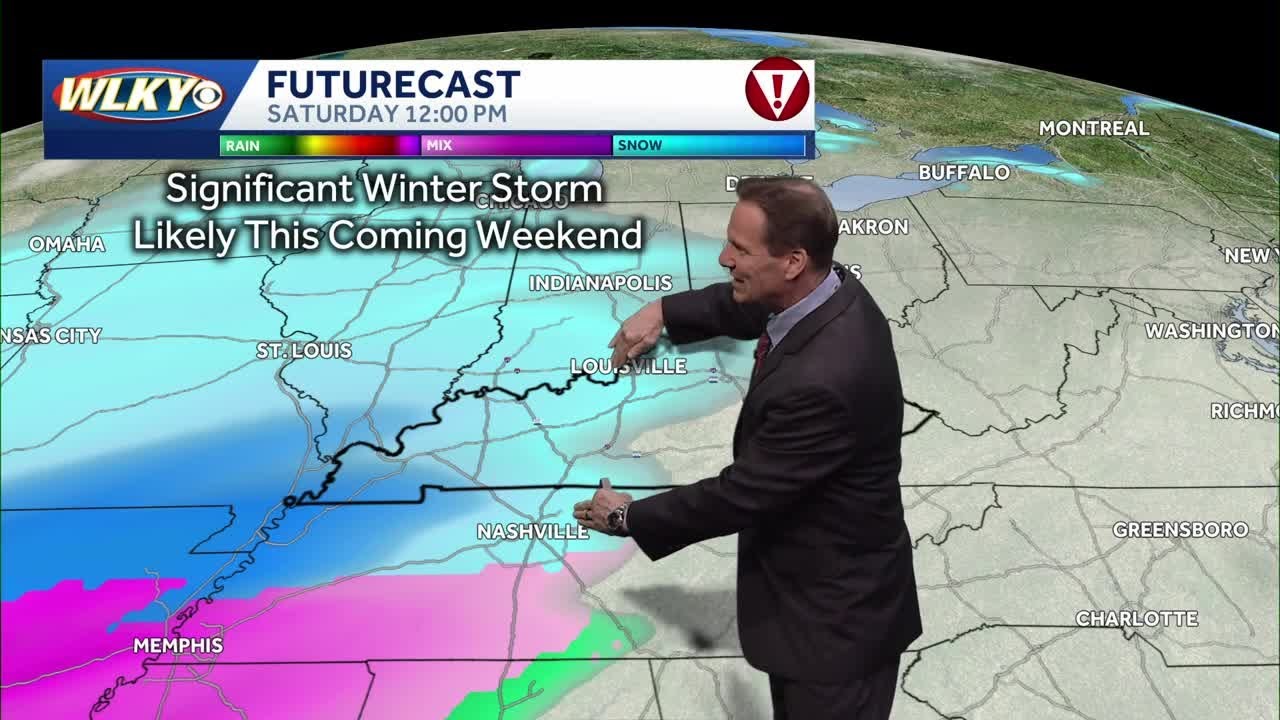 Couple of quiet days ahead of the weekend winter storm - YouTube