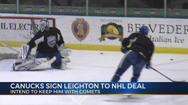 Leighton receives NHL deal, Sautner recalled