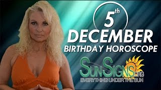 Famous December 5th Zodiac Horoscope Birthday Personality - Sagittarius - Part 1 Profile