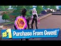 Collect the Spider-Verse Web Shooters &amp; Purchase an item from Gwen Location - Fortnite