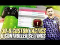 MY 1ST IN THE WORLD CUSTOM TACTICS & CONTROLLER SETTINGS!! BEST 30-0 FIFA 20 TACTICS ULTIMATE TEAM!!