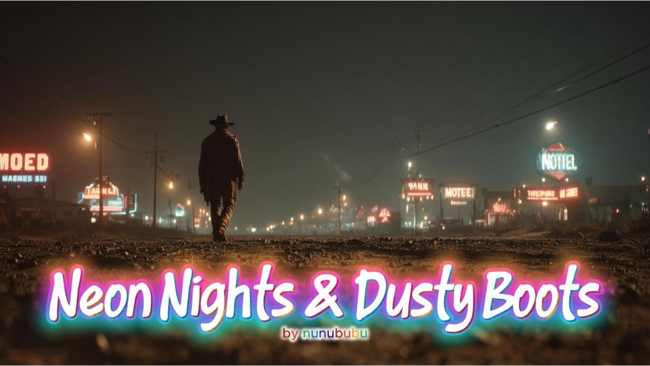 Neon Nights & Dusty Boots 🌵 Cyber-Western Lo-Fi for Frontier Dreamers (Desert Neon Chill Beats)