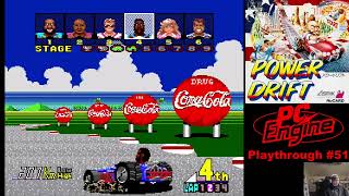 Power Drift (PCE) Playthrough