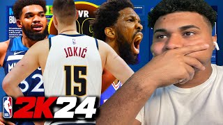 Best Shooting Center Build With Hof Badges and GREENS in NBA 2k24!