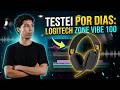 Testei o Logitech Zone Vibe 100 editando vídeo por vários dias