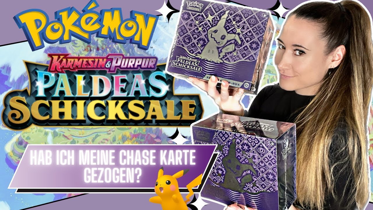 🔥Ich öffne 2 Top Trainer Boxen Paldeas Schicksale und ich jage eine bestimmte karte❤🔥
