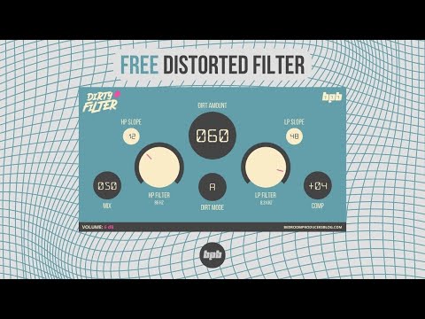 FREE Filter/Distortion VST Plugin - BPB Dirty Filter Plus