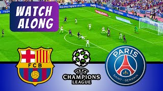 🔴 Barcelona vs Paris Saint-Germain | UEFA Champions League 2023-24 | eFootball PES Simulation
