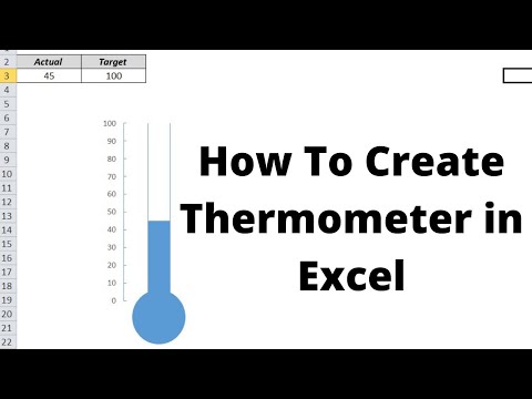 How To Create Thermometer In Excel