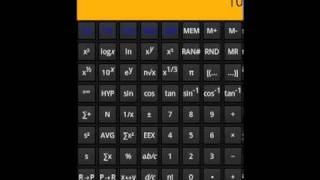 Advanced Scientific Infix Calculator Android App Video