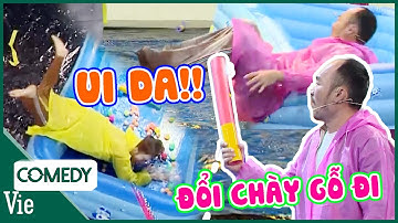 Bị Lan Ngọc gạt chân té sấp mặt, Tiến Luật trút giận "xô" Thuý Ngân cắm đầu | 7 Nụ Cười Xuân