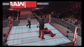 German Suplex Combo into a Cutthroat Slam