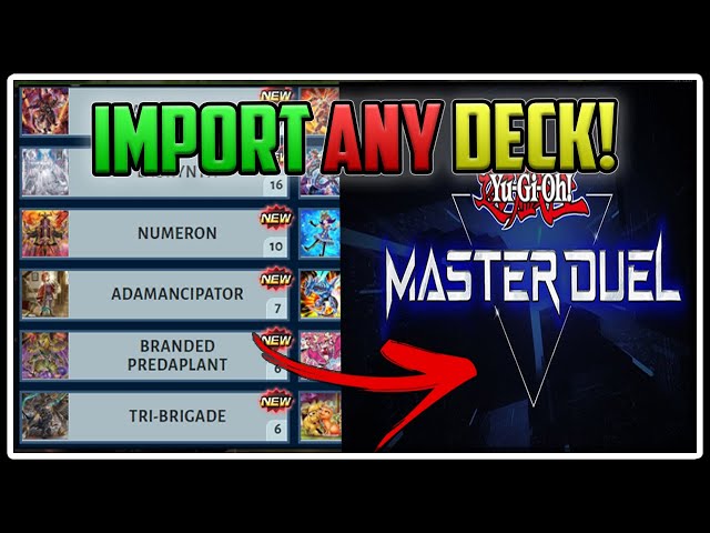 Quickly Import ANY DECK LIST Into Master Duel With MasterDuelMeta.com! - YouTube Quickly Import ANY DECK LIST Into Master Duel With MasterDuelMeta.com! - YouTube