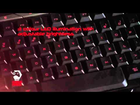 Trust GXT 280 Gaming Πληκτρολόγιο με Φωτιζόμενα πλήκτρα (Αγγλικό US)