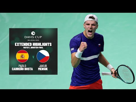 Jakub Mensik Puts On MASTERCLASS Spain V Czechia Extended Highlights 2025 Davis Cup Final 8