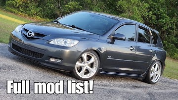 Mazda 3 FULL Mod List -  April, 2025