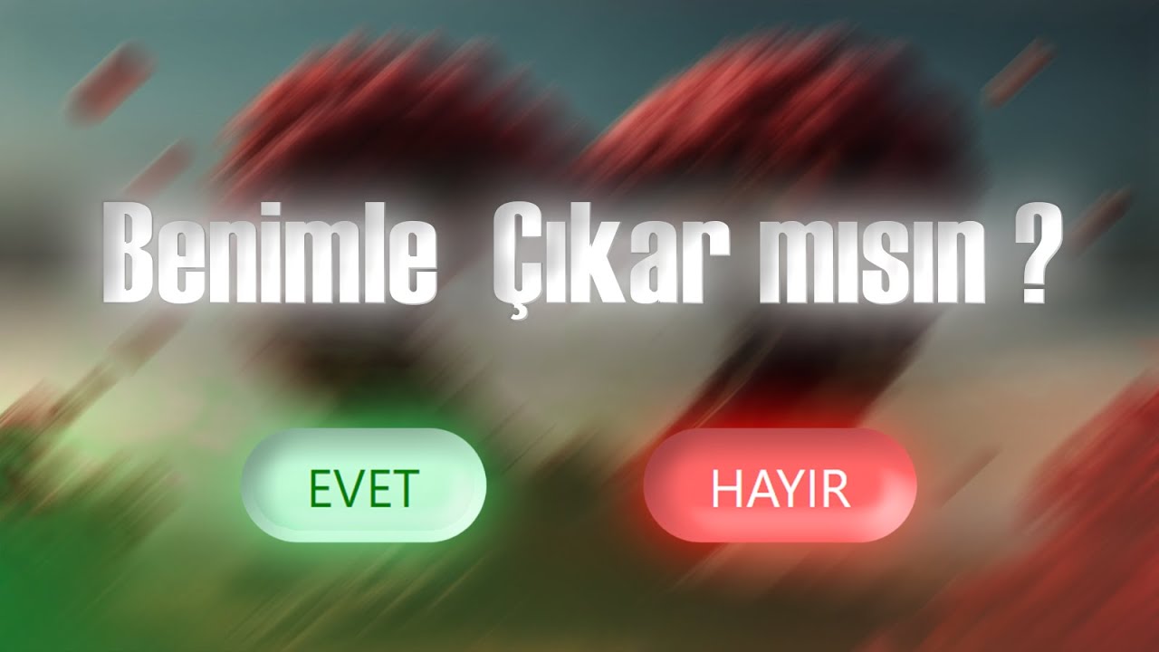 Benimle Çıkar mısın ?  | html