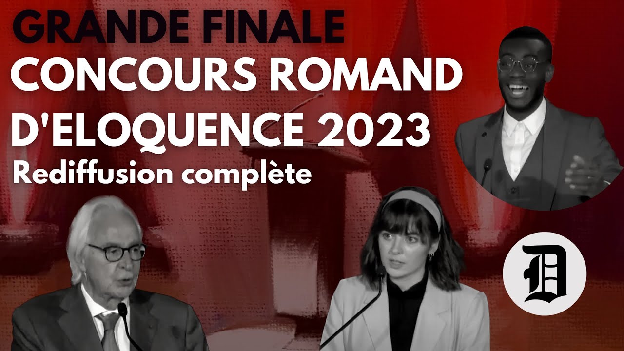 Finale du Concours Romand d'Eloquence 2023