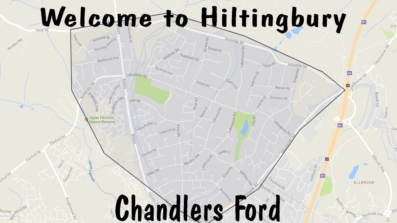 to Hiltingbury, Chandlers Ford YouTube